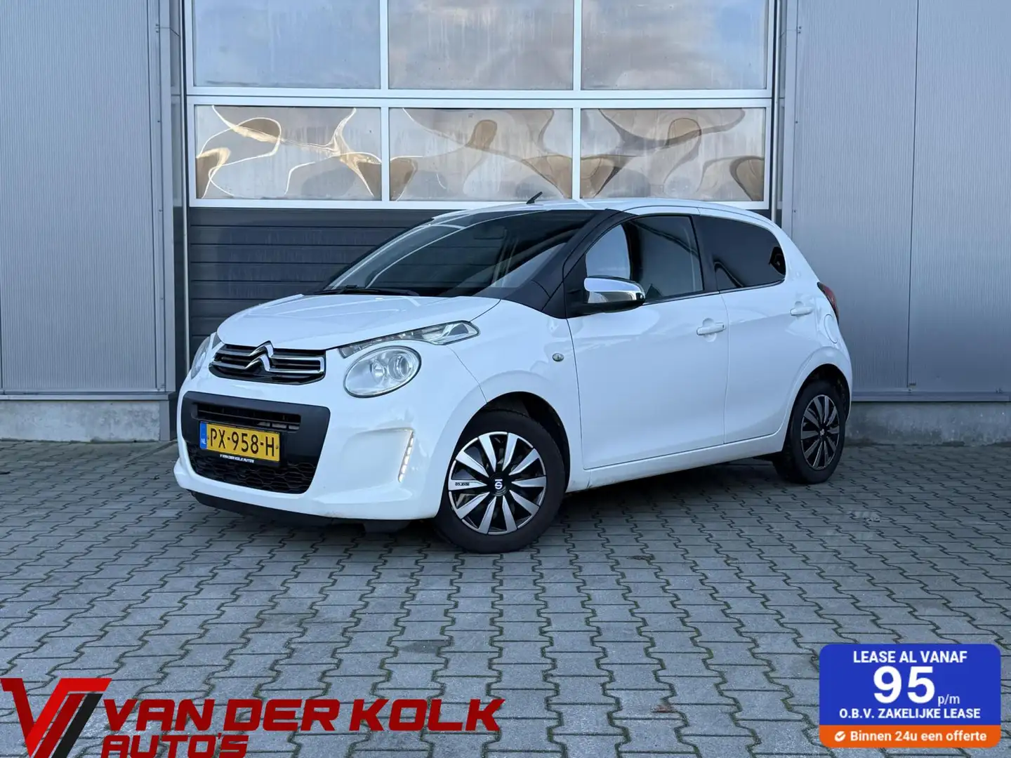 Citroen C1 1.0 e-VTi Airscape Shine LED Airco LimitCruise Weiß - 1