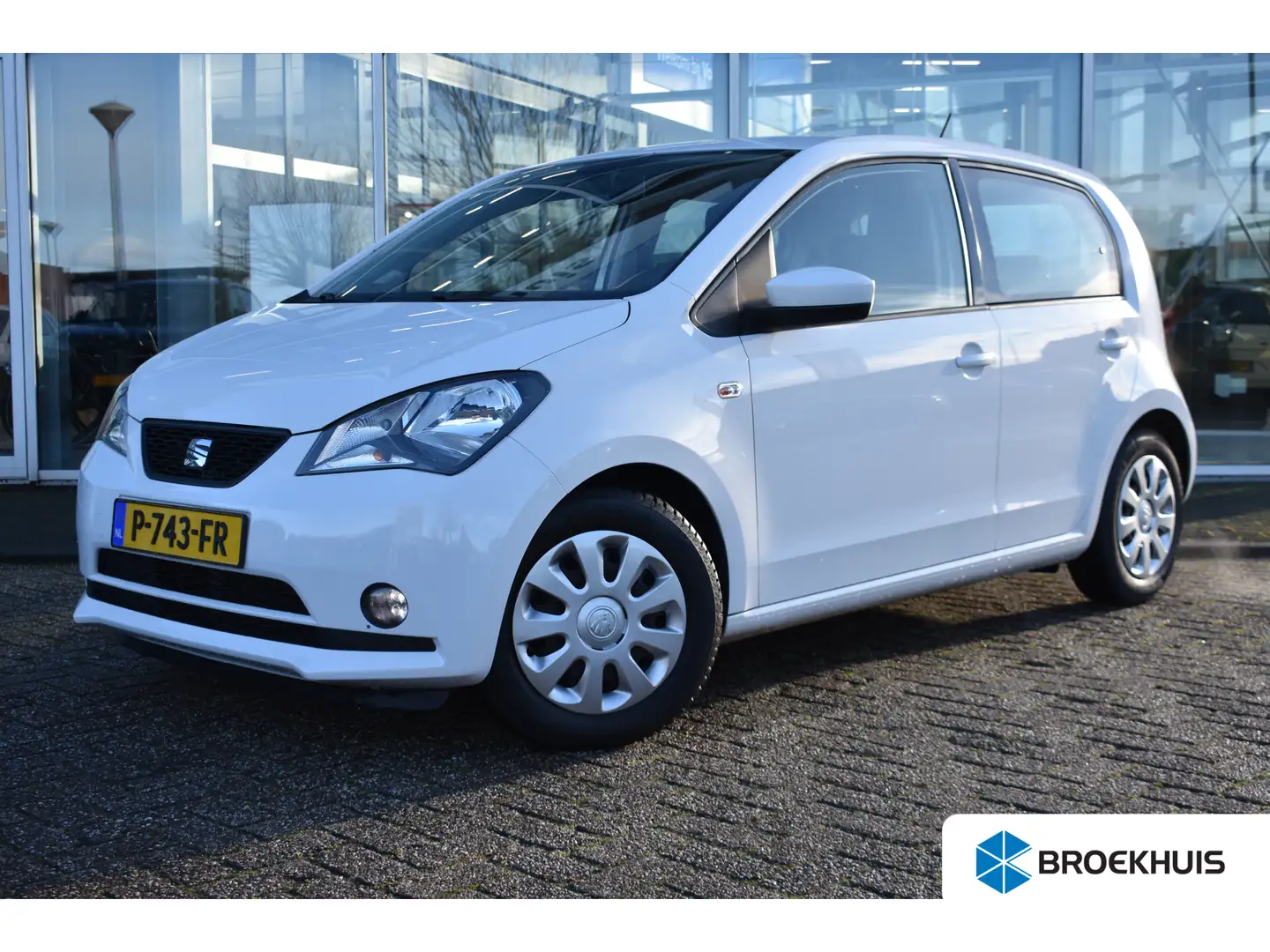 SEAT Mii 1.0 5drs. Style | NAVI BY APP | STOELVERW. | PARKE Blanc - 1