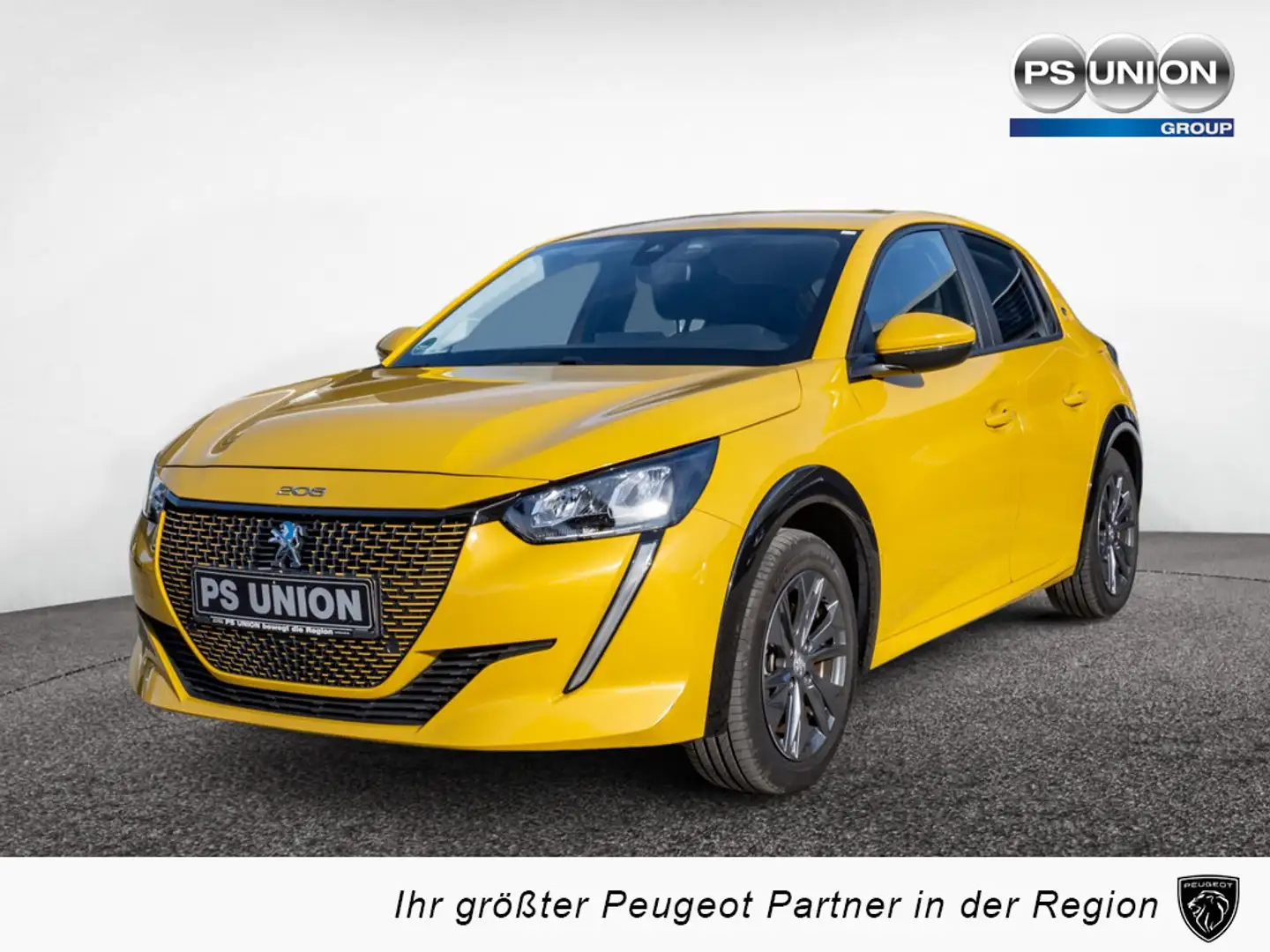 Peugeot e-208 Jaune - 1