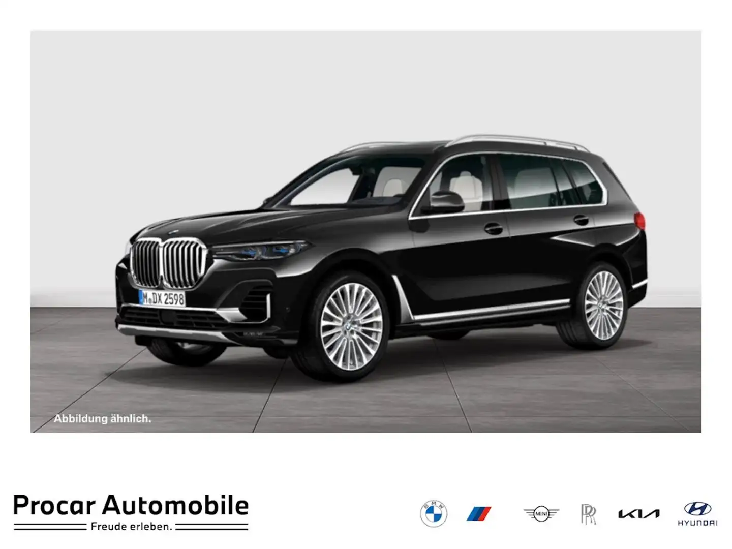 BMW X7 xDrive40i B&W+HuD+LASER+DA PROF+360° Nero - 1