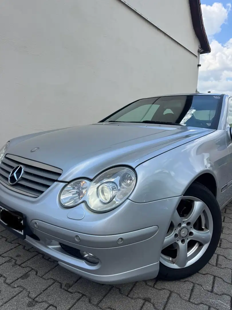 Mercedes-Benz C 180 Kompressor Sportcoupe,MOPF,XENON,PDC ,TÜV NEU Silber - 2