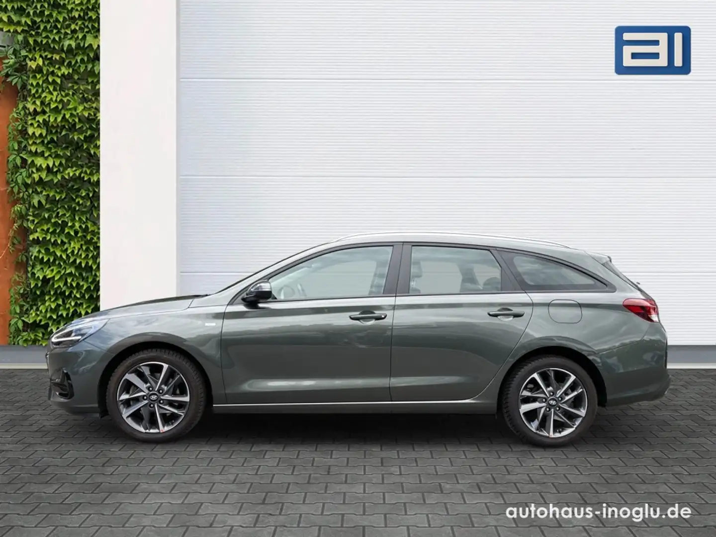 Hyundai i30 1.0 TGDI*7-DCT*LED*Navi*RKam*Lenk Shz*FCA Grau - 2