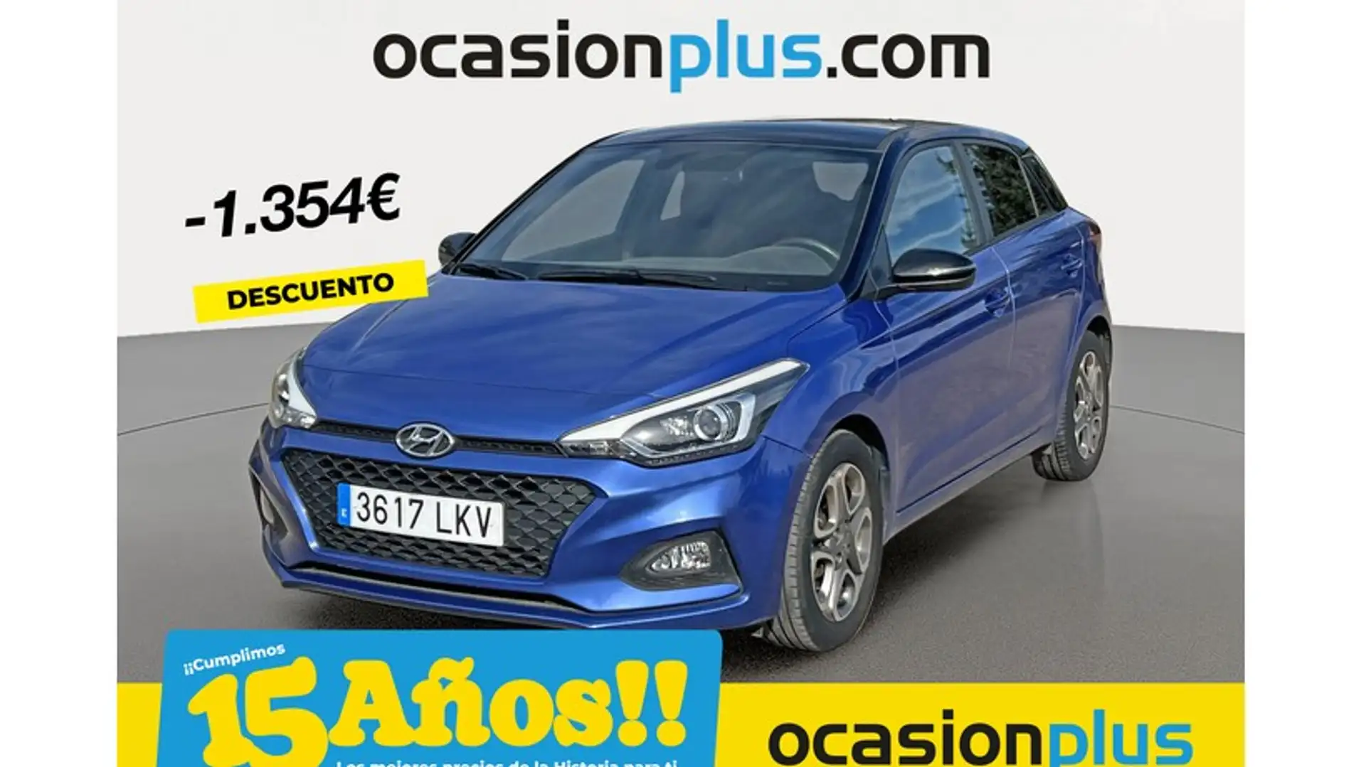 Hyundai i20 1.0 TGDI Tecno LE DT 100 Bleu - 1