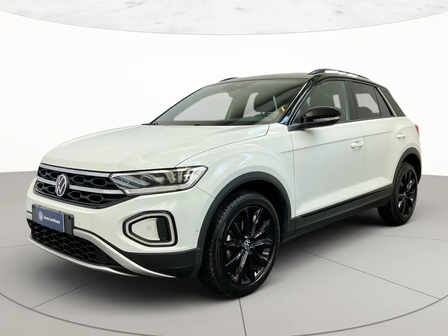 Volkswagen T-Roc 1.5 tsi style dsg Weiß - 1