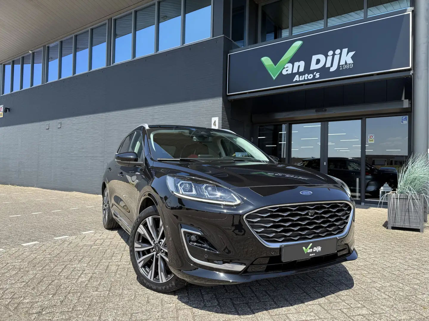 Ford Kuga 2.5 PHEV Vignale Panodak Head-Up Leer Navi Camera Noir - 1