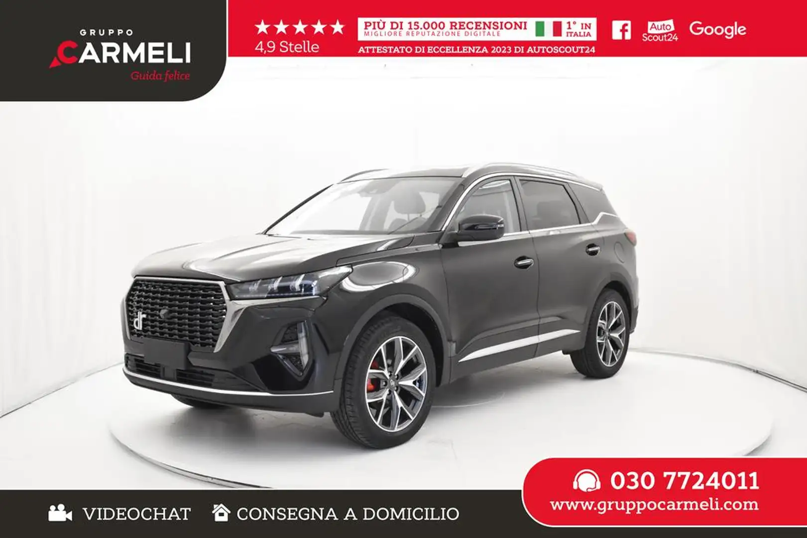 DR Automobiles DR6.0 dr 6.0 1.6 t-gdi Gpl 178cv dct - CAMPAGNA KM0 Nero - 1