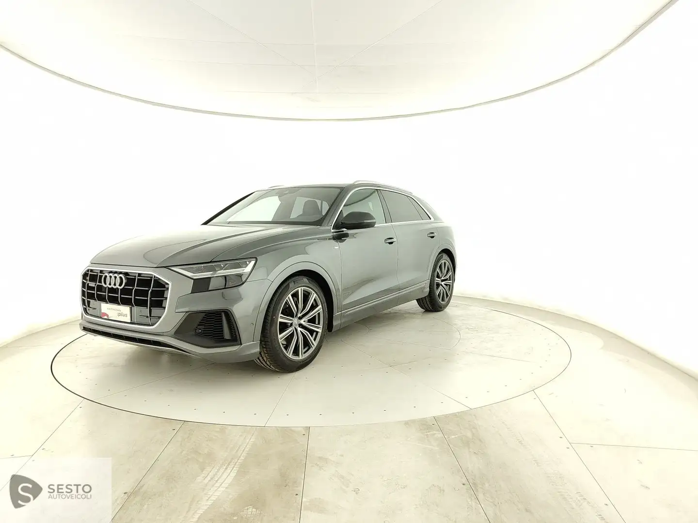 Audi Q8 I 2018 50 3.0 tdi mhev Sport quattro tiptronic Grigio - 1