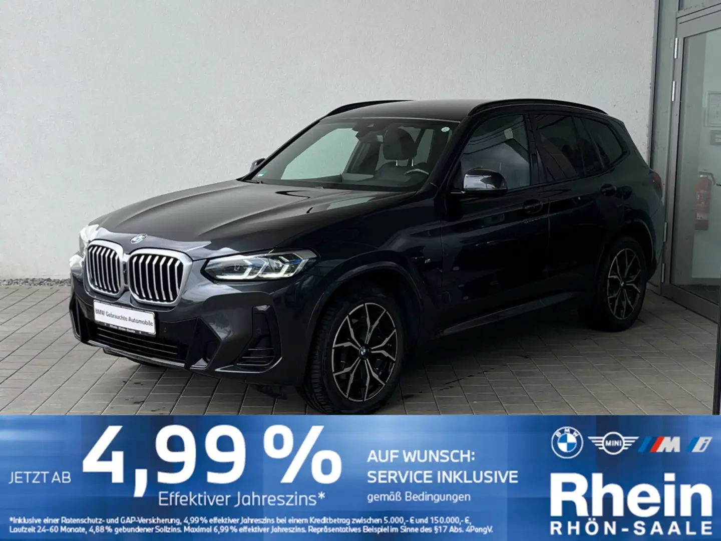 BMW X3 xDrive20d M Sportpaket St.Heiz.Laser.Hifi.AHK Grijs - 1
