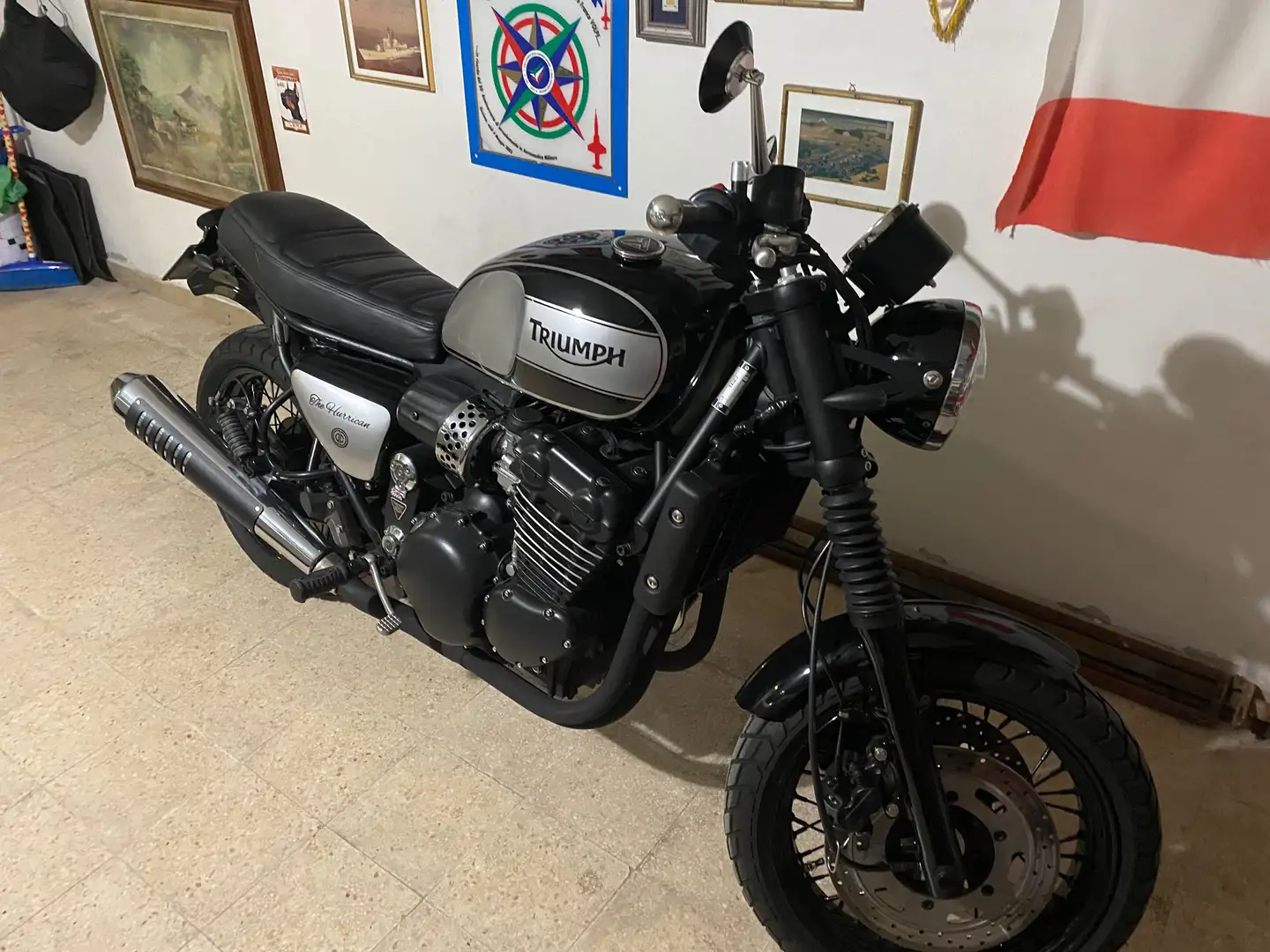 Triumph Thunderbird Sport Scrambler special Noir - 2