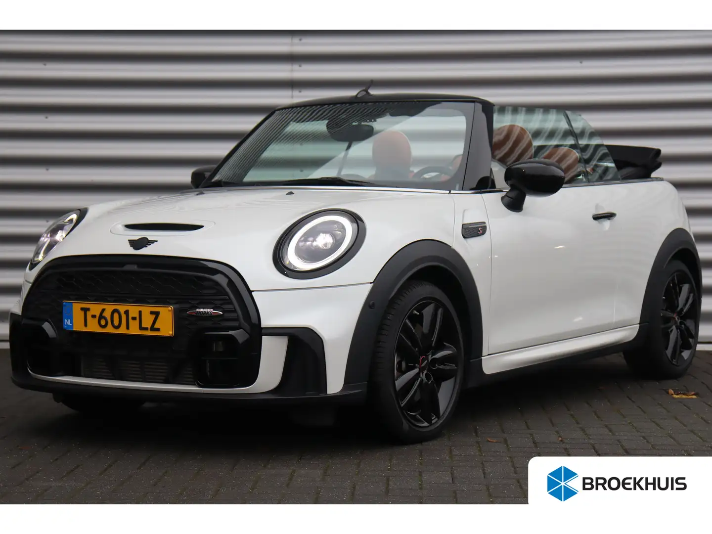 MINI John Cooper Works Cabrio S 2.0 178PK JCW ROCKINGHAM GT EDITION / NAVI / LED Blanc - 1