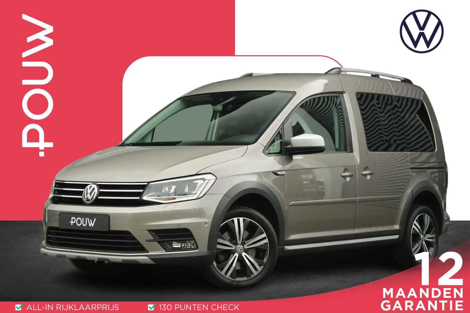 Volkswagen Caddy 1.4 TSI 130pk Alltrack 5-Zits | Camera | Trekhaak Beige - 1