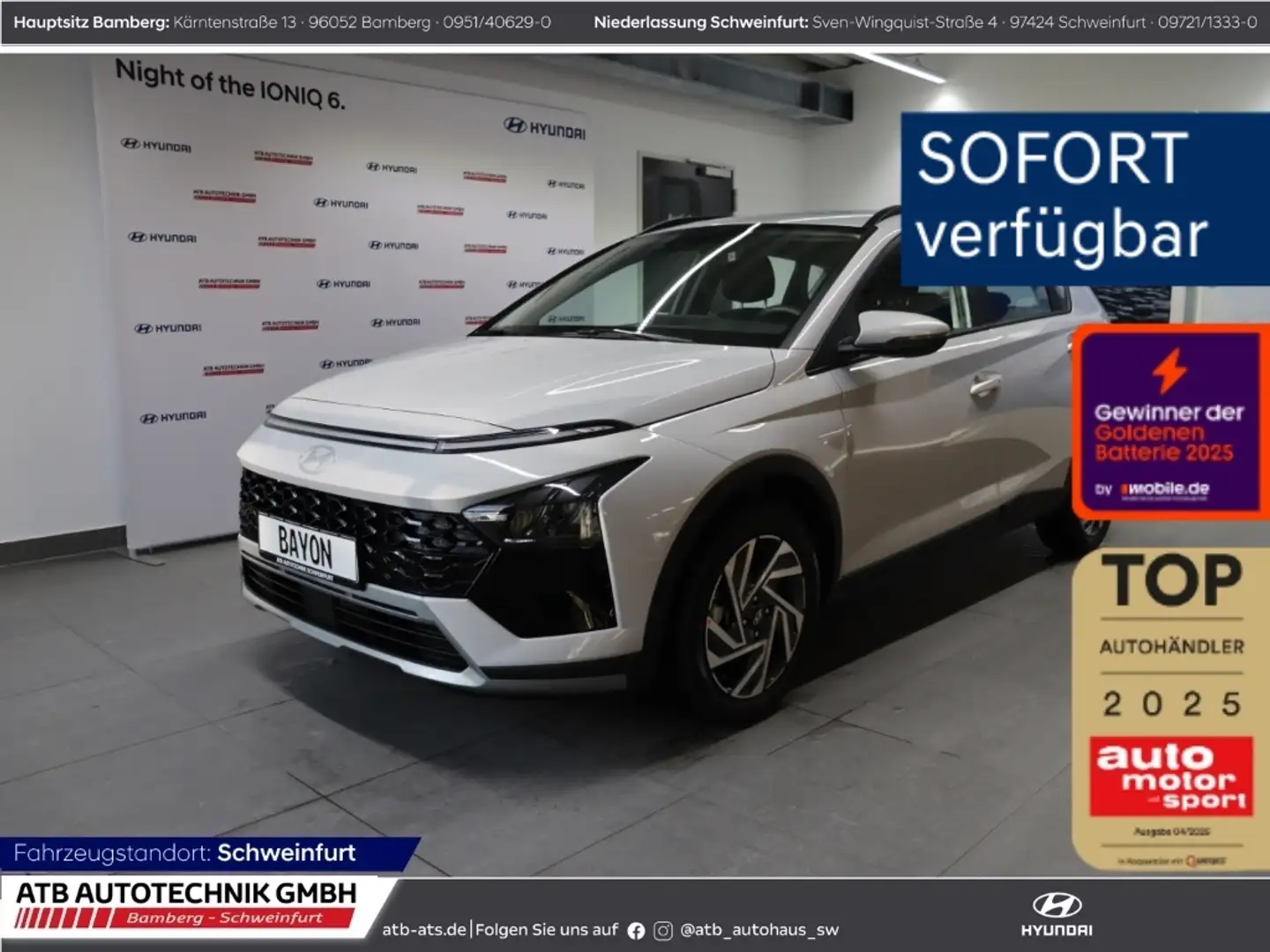 Hyundai BAYON Trend MY25 1.0 T-GDI 100 PS 6-MT 2WD Komfortp. Grau - 1