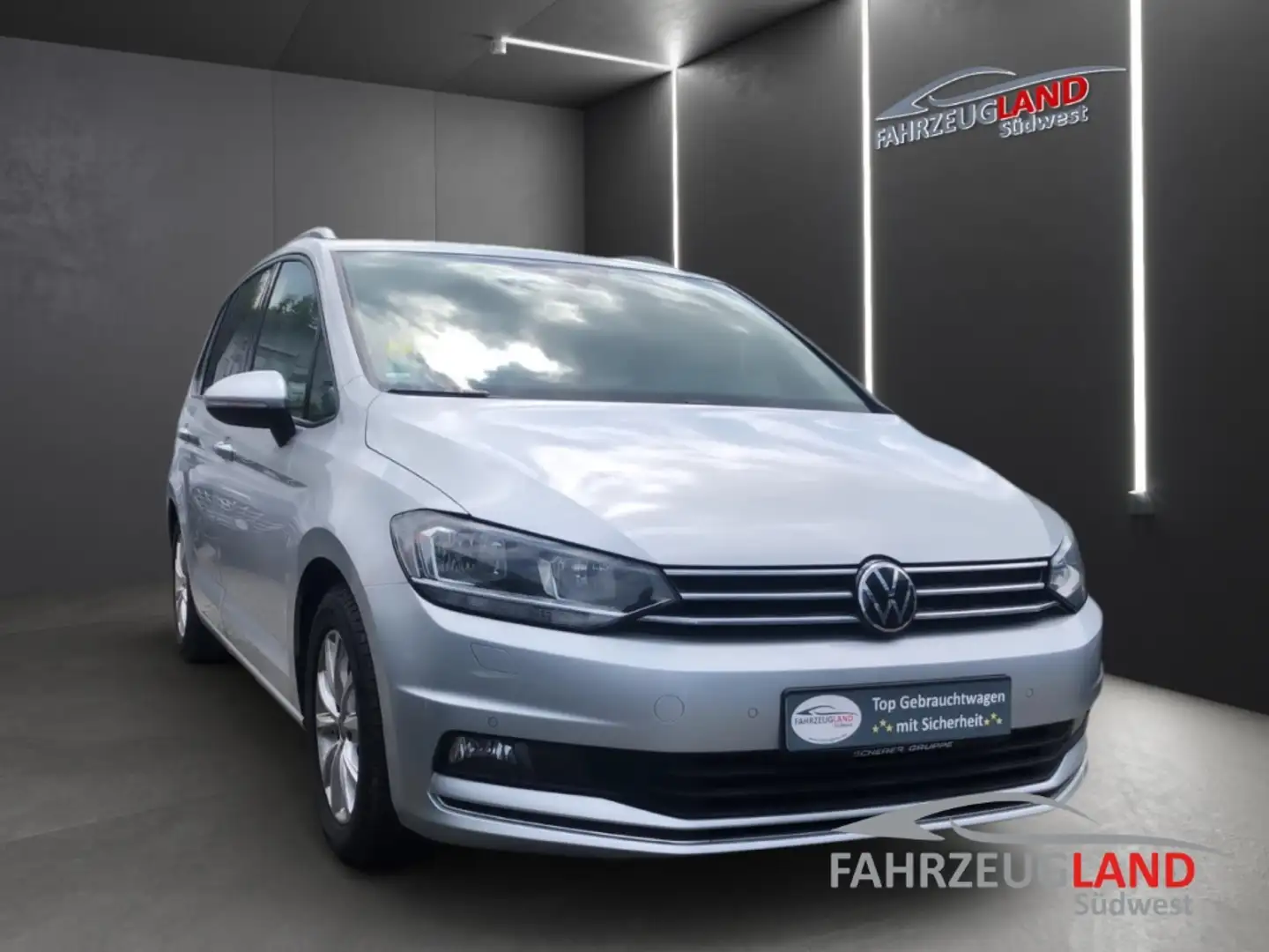 Volkswagen Touran United 2.0 TDI 7 Sitzer Navi Klimatronic LM Shz AH Argento - 2