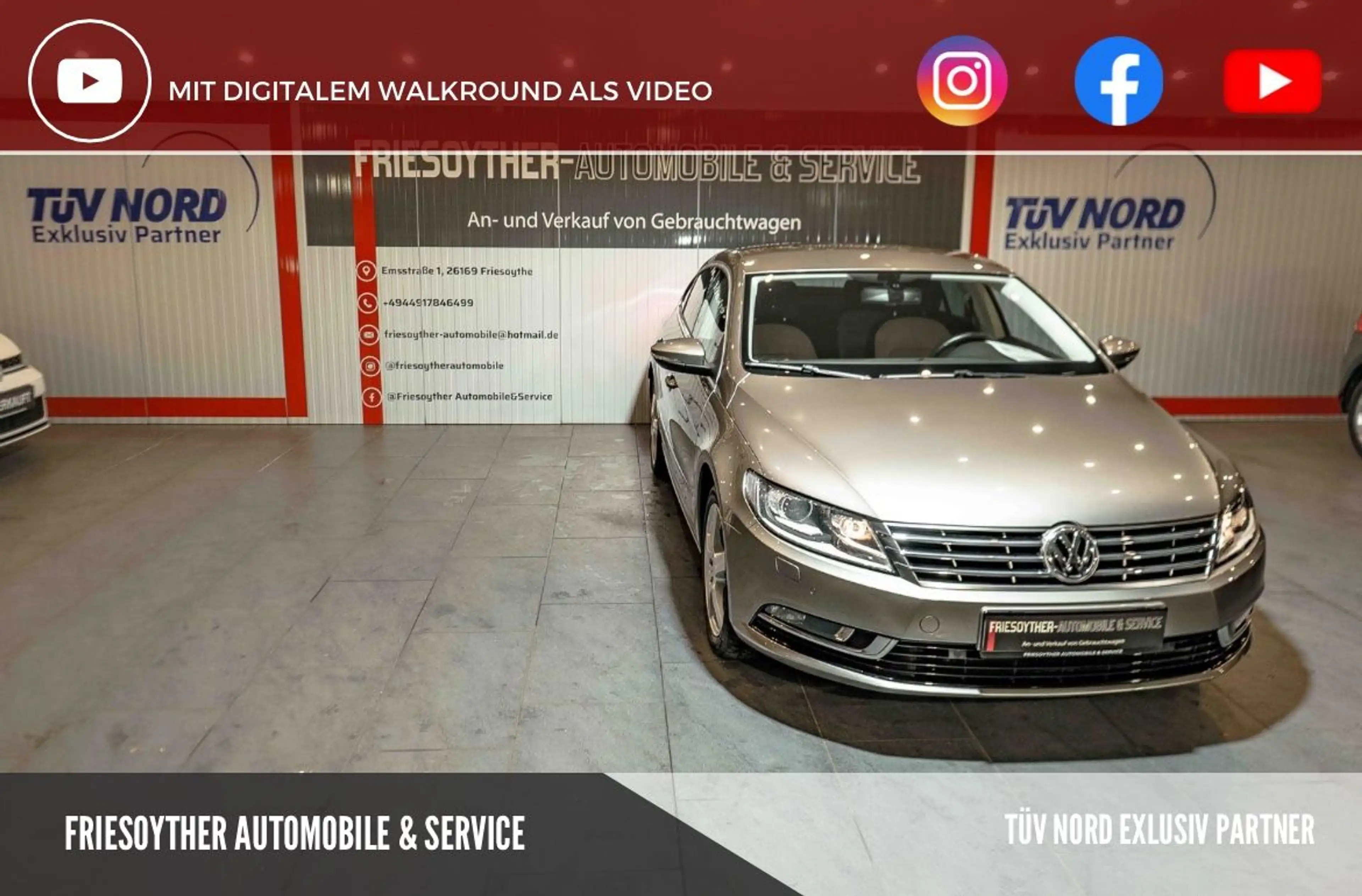 Volkswagen CC Xenon Navi R.Kamera Sitzhzg Klimaautomatik