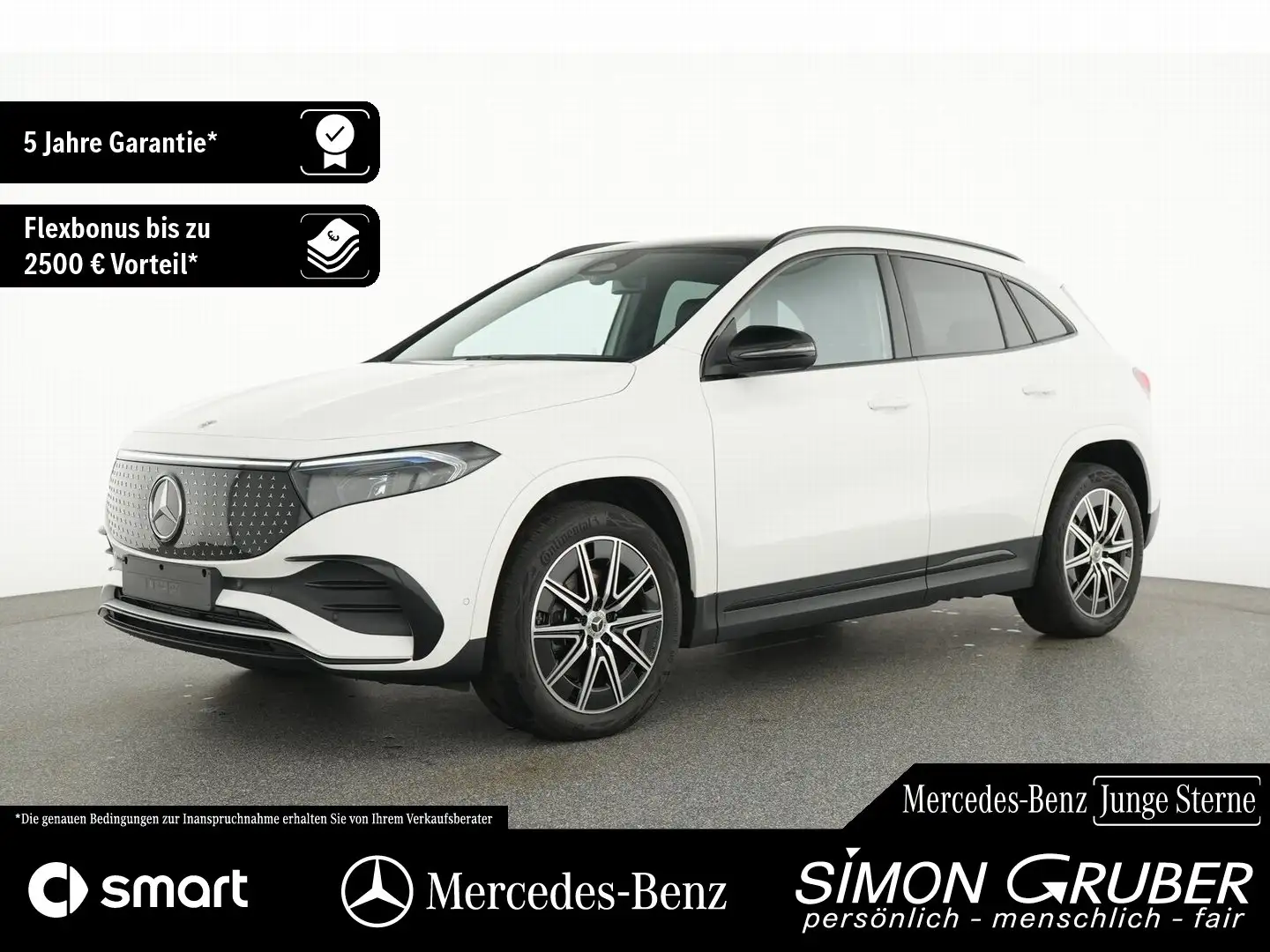 Mercedes-Benz EQA 250 + AMG Line Pano Ambi AHK Mod 2025 70,5kWh Weiß - 1