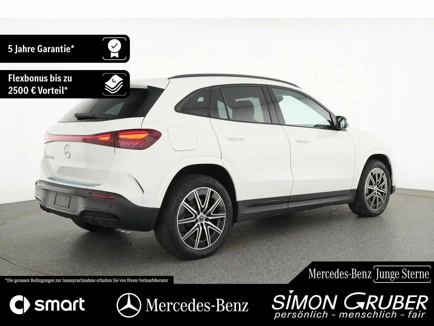 Mercedes-Benz EQA 250 + AMG Line Pano Ambi AHK Mod 2025 70,5kWh Weiß - 2