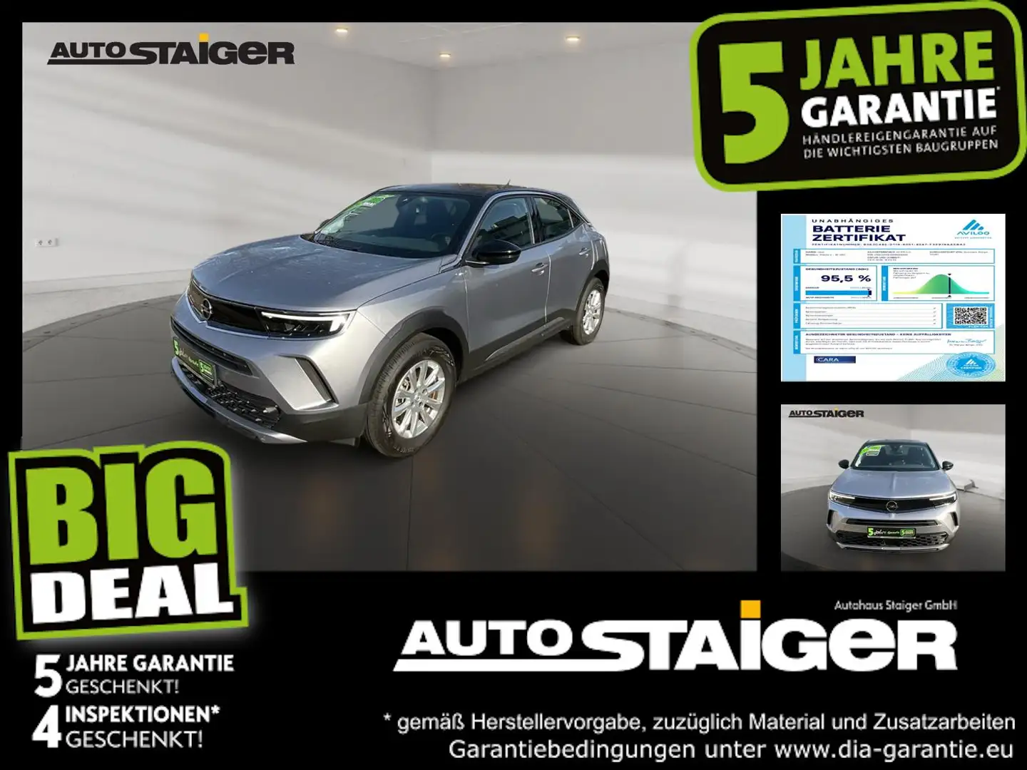 Opel Mokka-E Mokka e Edition 11kW OBC Navi LED PDC Sitzheizung Grau - 1