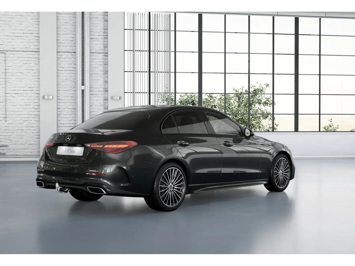 Mercedes-Benz C 200 d #AMG #PANO #AHK #NIGHT #MEMORY #360°-KAM Сірий - 2
