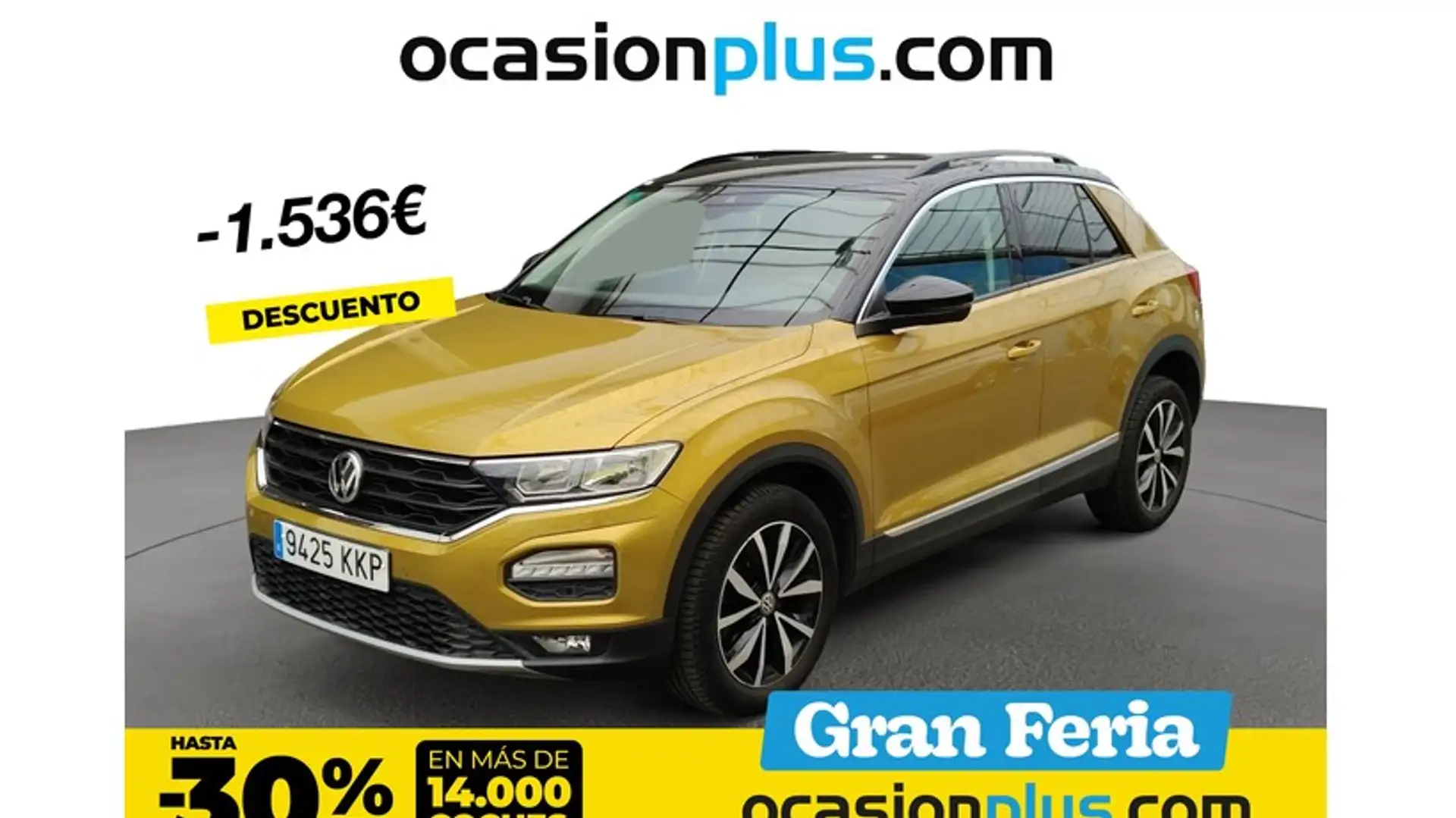 Volkswagen T-Roc 1.0 TSI Advance Style Jaune - 1