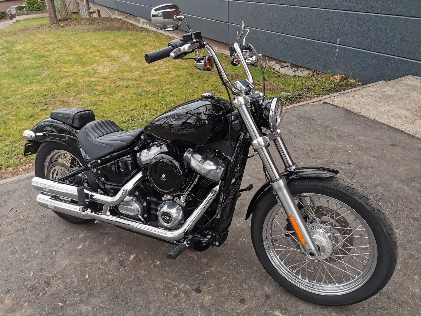 Harley-Davidson Softail FXST Softail Standard 107| 1. Hand| MCJ Auspuff crna - 1