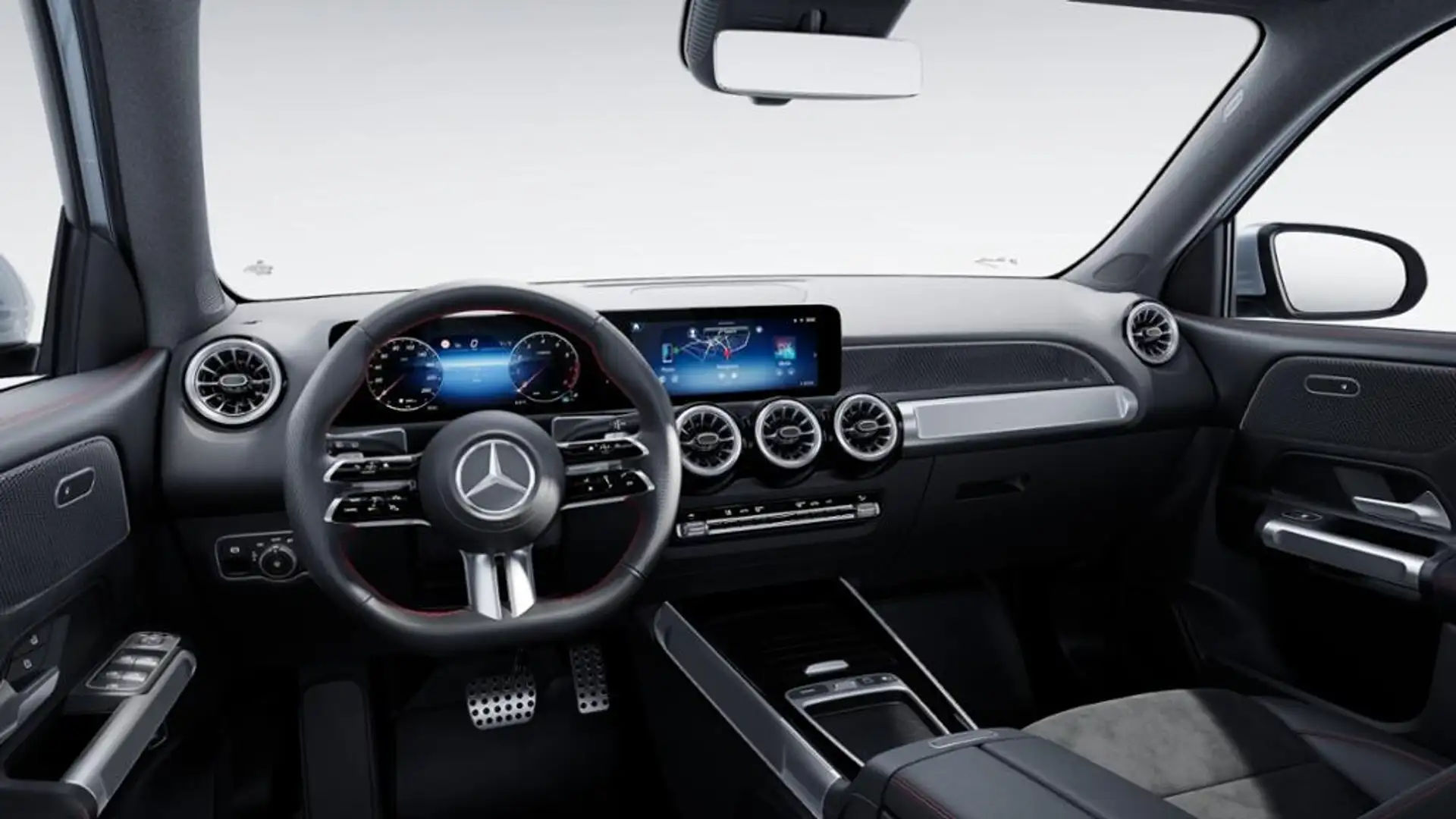 Mercedes-Benz GLB 220 4M AMG/LED/AHK/Keyless/Sportbremse/RfCam Silber - 2