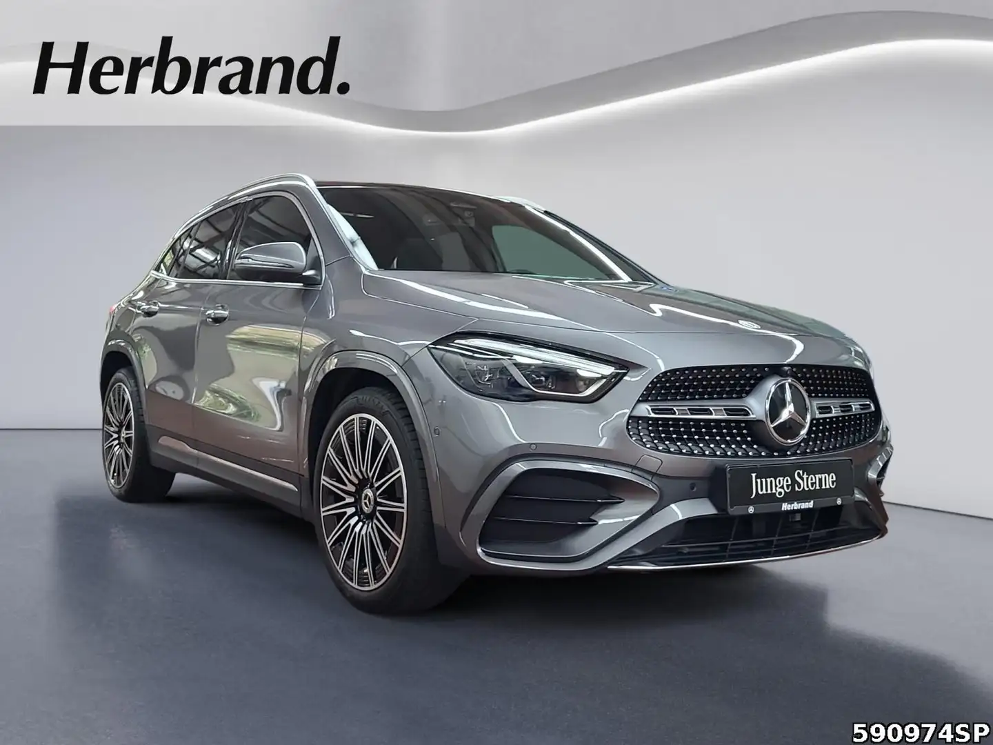 Mercedes-Benz GLA 220 4M AMG  AHK Pano Burmester Multibeam 360 Gris - 2