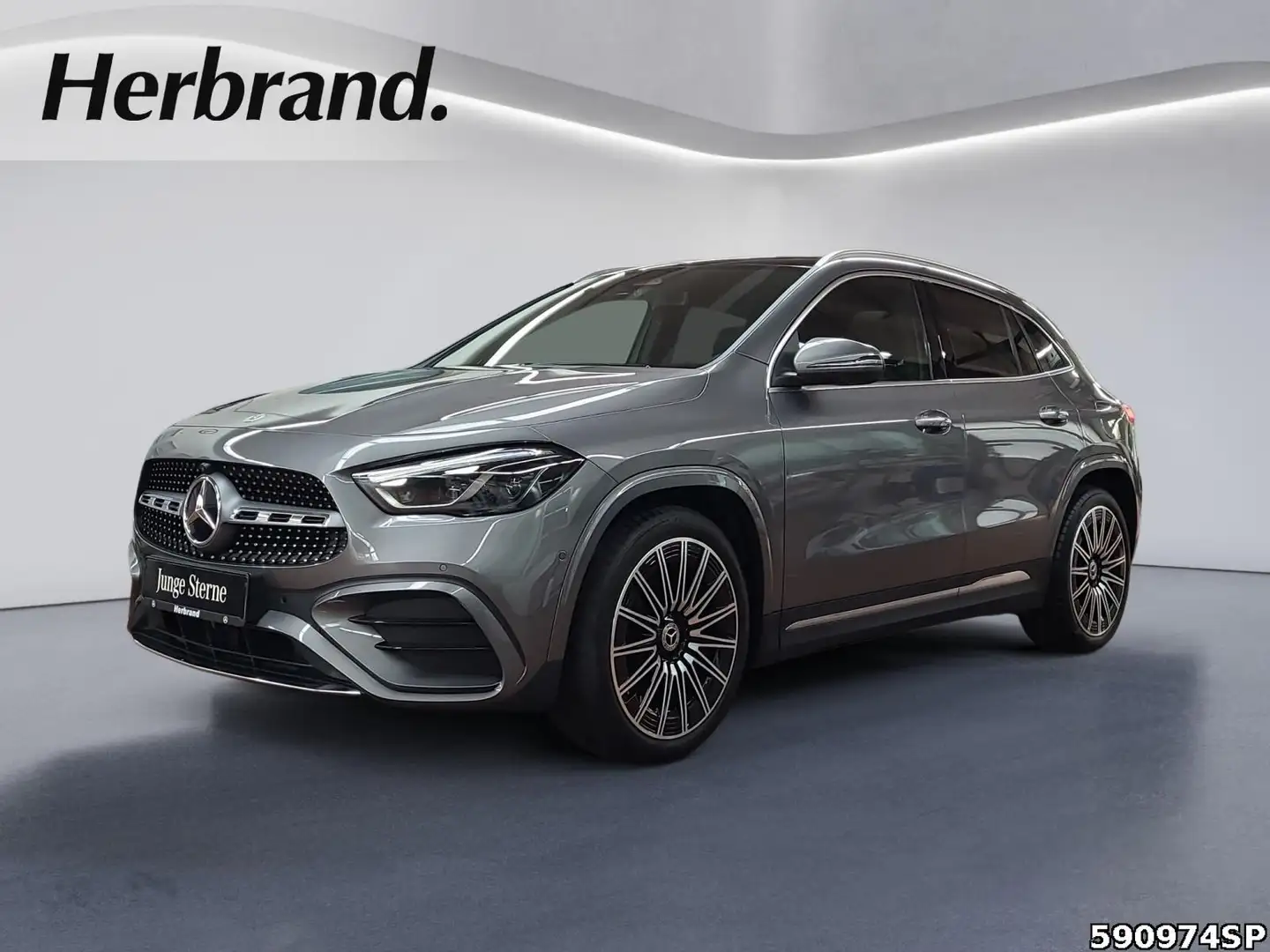 Mercedes-Benz GLA 220 4M AMG  AHK Pano Burmester Multibeam 360 Gris - 1