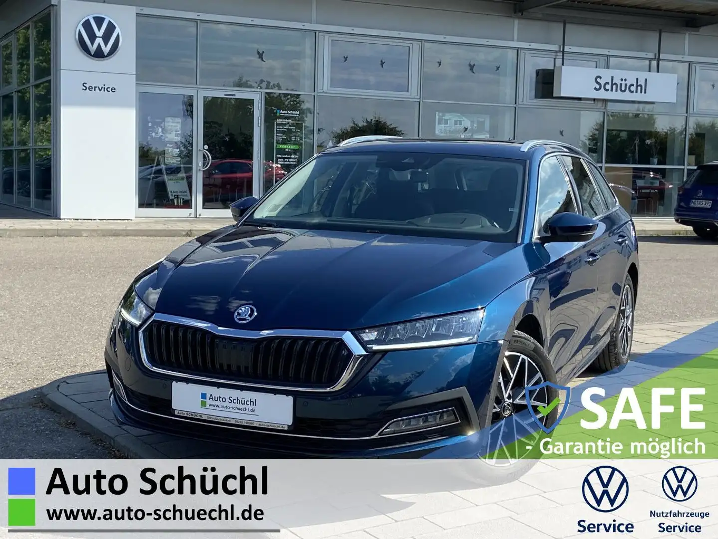 Skoda Octavia Combi 2.0 TDI DSG Style 17"+NAVI-COLUMBU Blau - 1