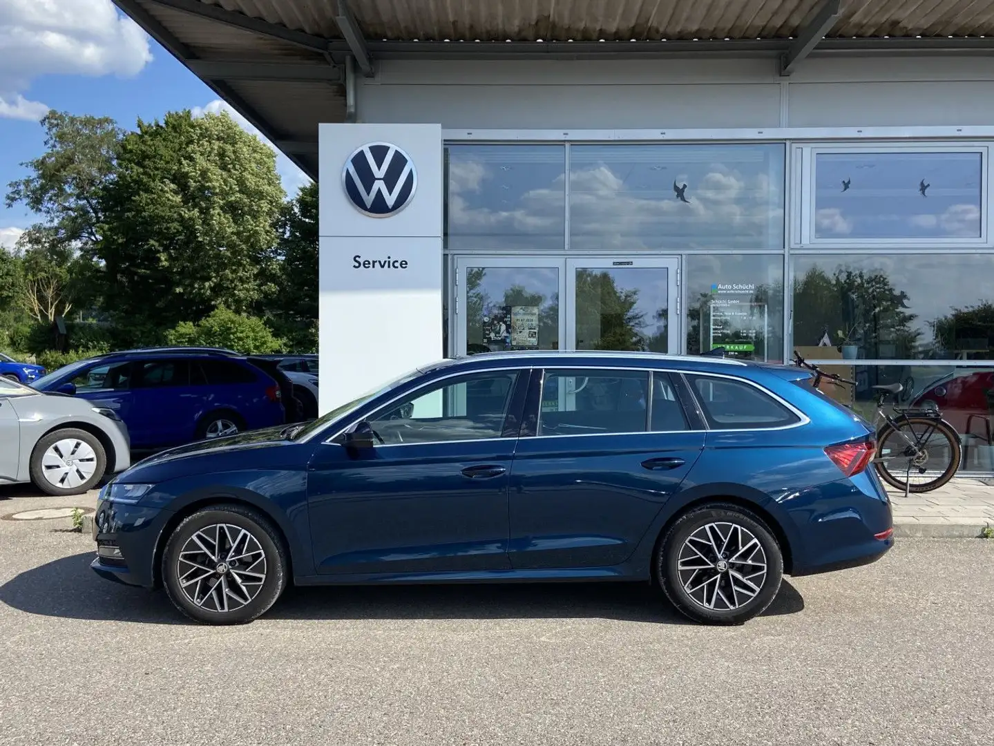 Skoda Octavia Combi 2.0 TDI DSG Style 17"+NAVI-COLUMBU Blau - 2