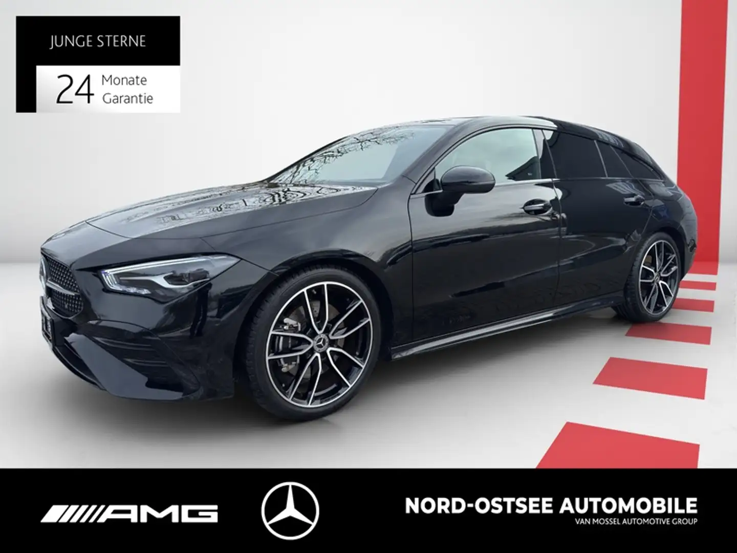 Mercedes-Benz CLA 200 SB AMG NIGHT AHK MBUX LED NAVI Schwarz - 1