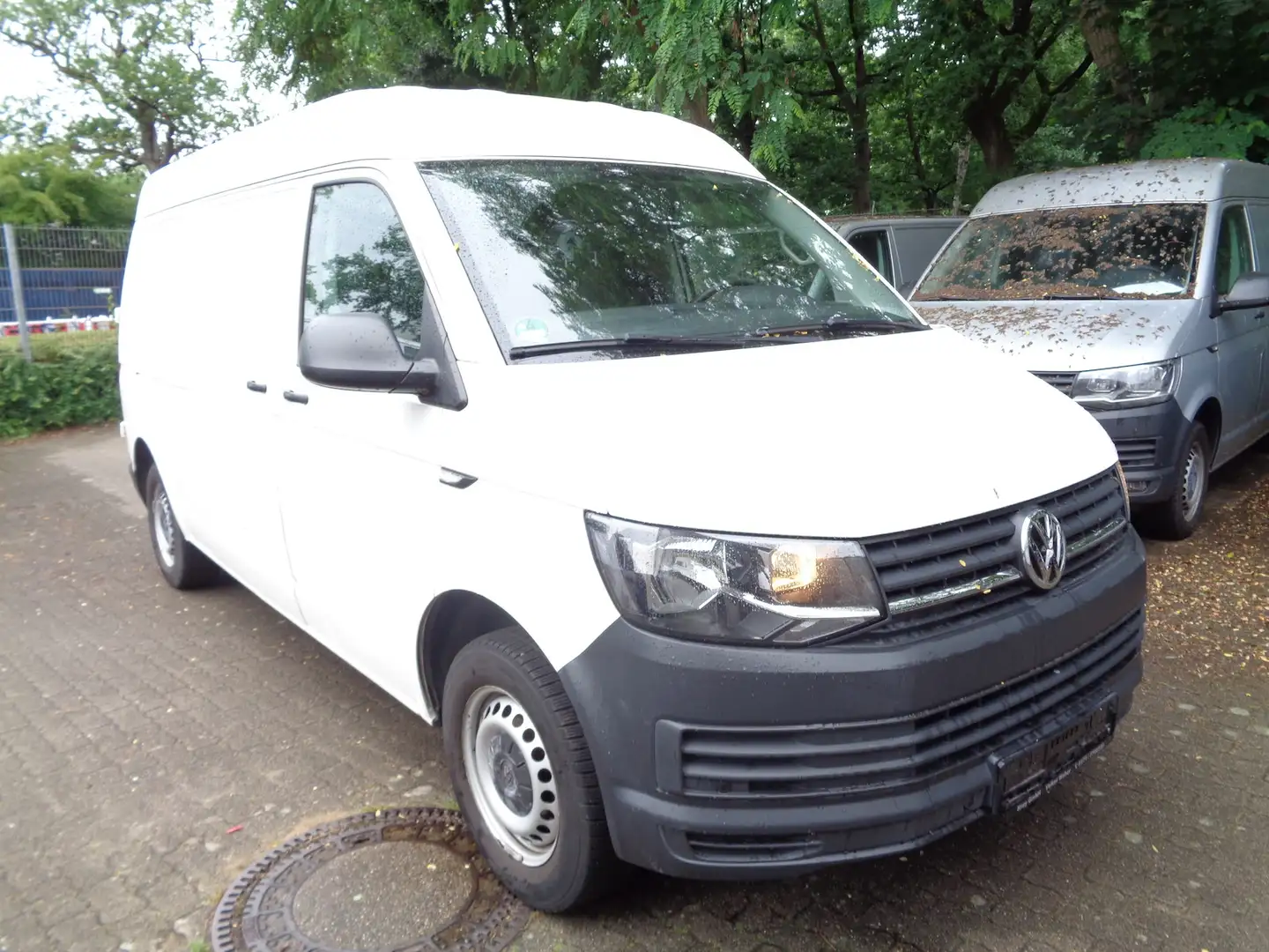 Volkswagen T6 Transporter 2.0 TDI Kasten MHD lang *Flügeltüren* DSG Weiß - 1