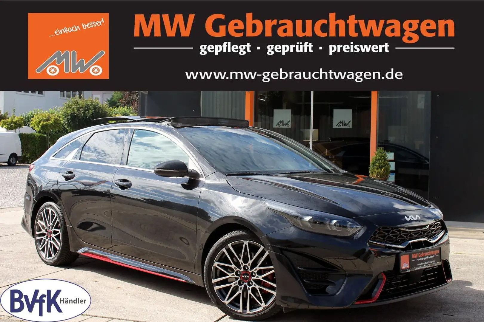 Kia ProCeed / pro_cee'd pro cee'd 1.6 GT Bastuck ACC PANO LED KAM SHZ BT Schwarz - 1