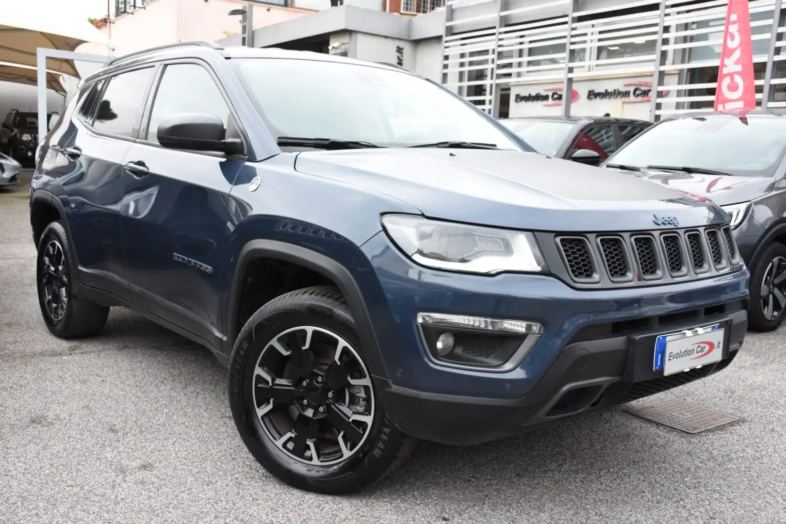 Jeep Compass 1.3 T4 240CV PHEV AT64xe TRAILHAWK LED CARPLAY CAM Blu/Azzurro - 2