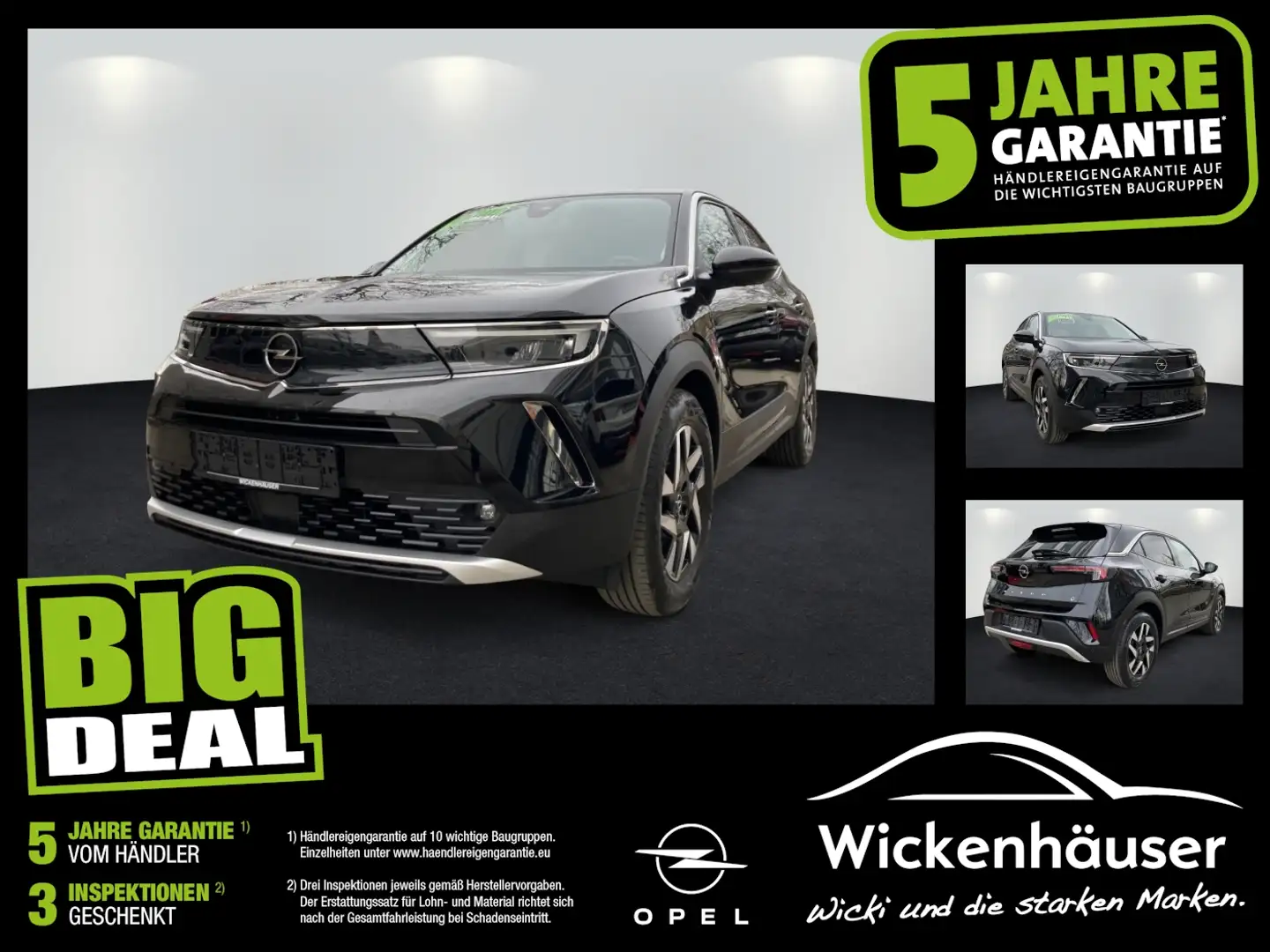 Opel Mokka-E Mokka e Elegance FLA SpurH LM KAM LED KlimaA Schwarz - 1