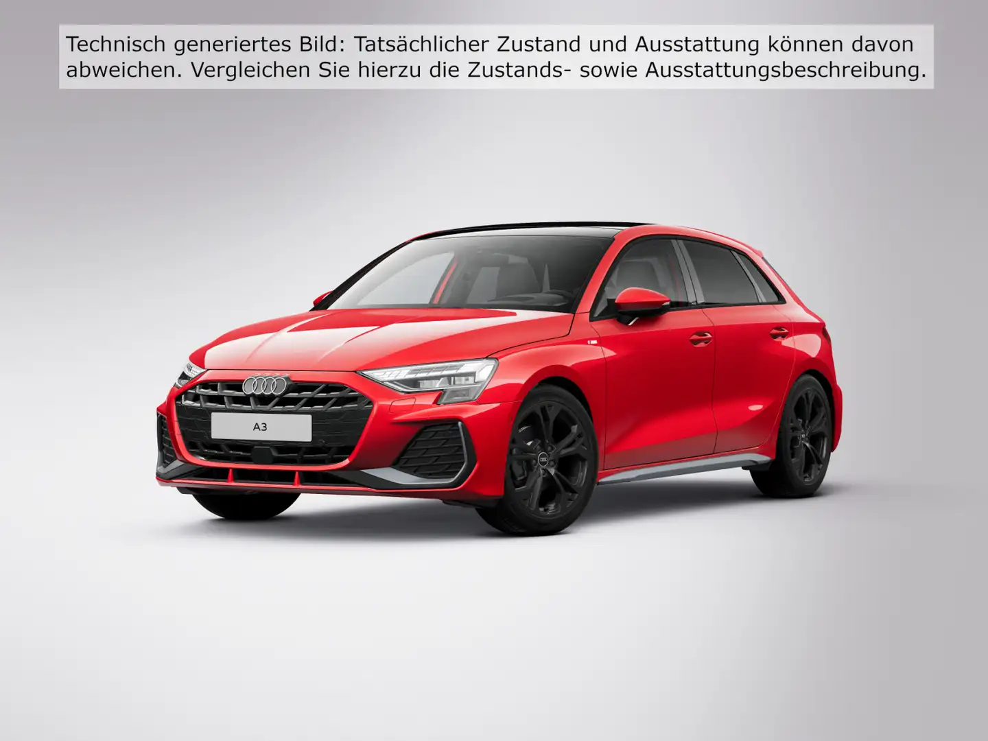Audi A3 30 TFSI S-LINE*NAVI-PLUS*PANO*KAMER Rot - 2