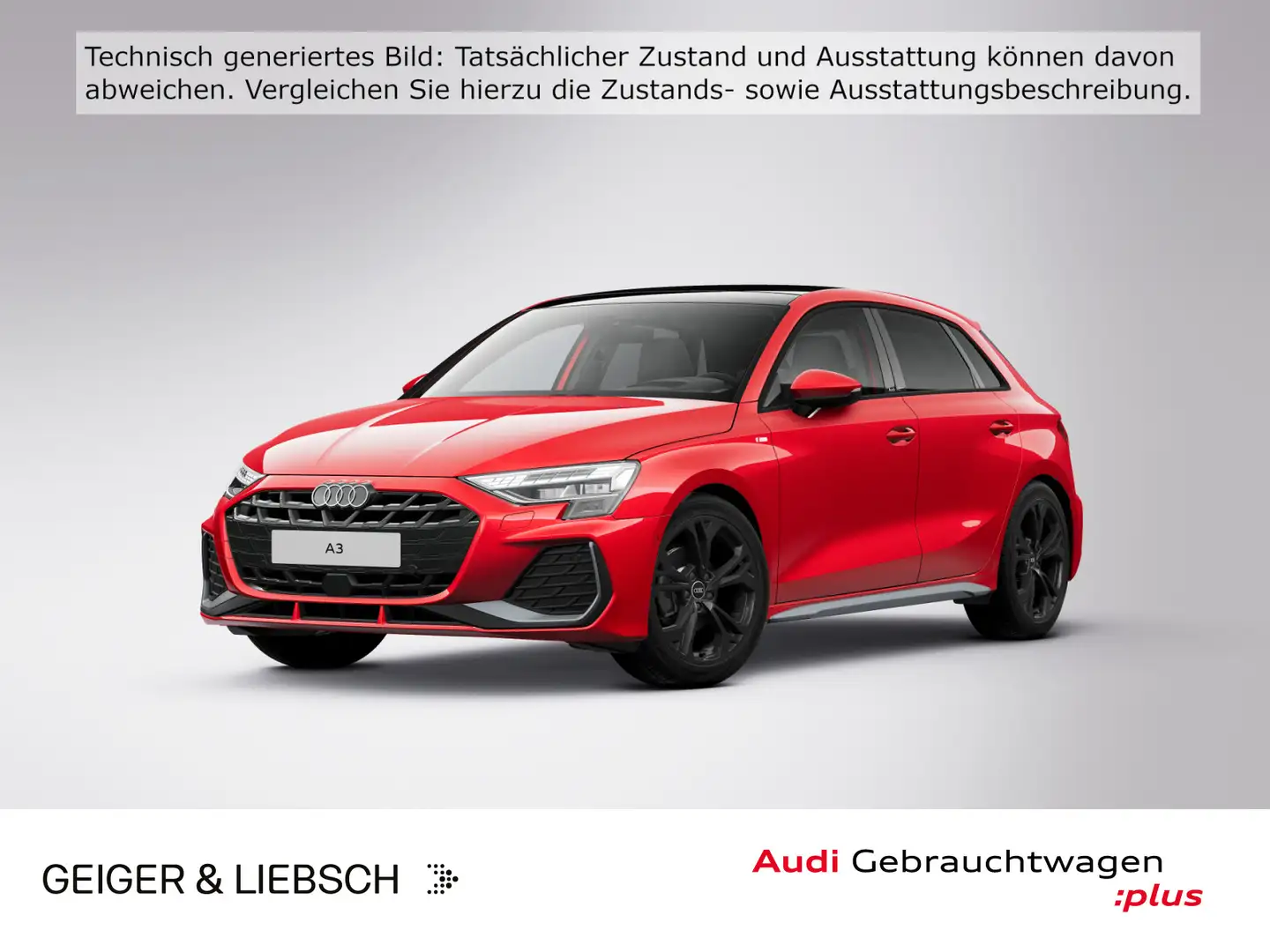 Audi A3 30 TFSI S-LINE*NAVI-PLUS*PANO*KAMER Rot - 1