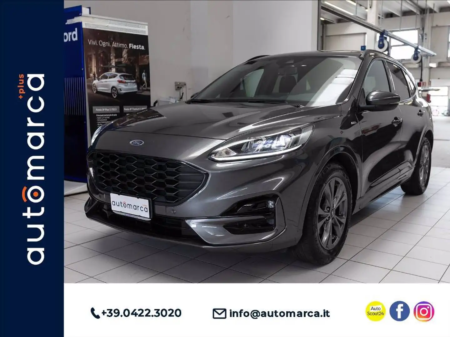 Ford Kuga 1.5 ecoblue ST-Line 2wd 120cv Grijs - 1