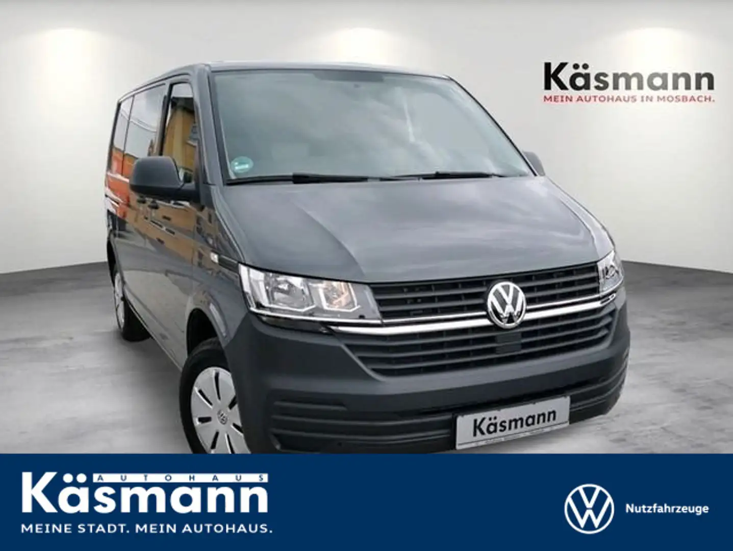 Volkswagen T6.1 Transporter Kasten 2.0TDI AHK DAB KLIMA PDC Gris - 1