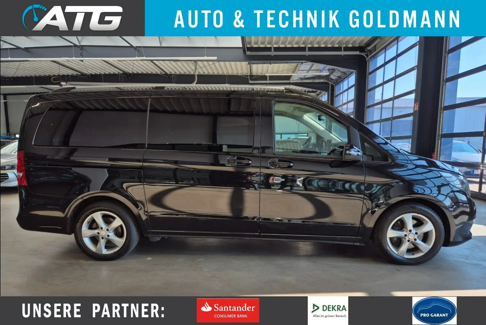 Mercedes-Benz V 220 d EDITION LANG NAV CAM AHK SPURPAKET 6SITZE Schwarz - 1