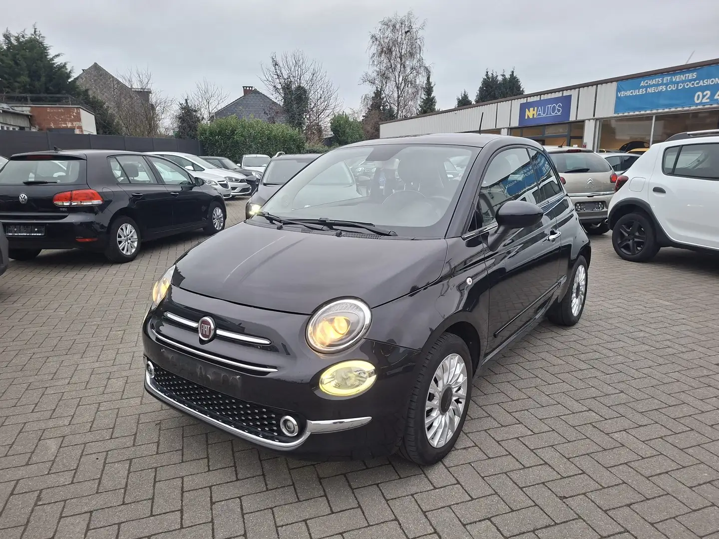 Fiat 500 VERKOCHT / VENDU Schwarz - 1
