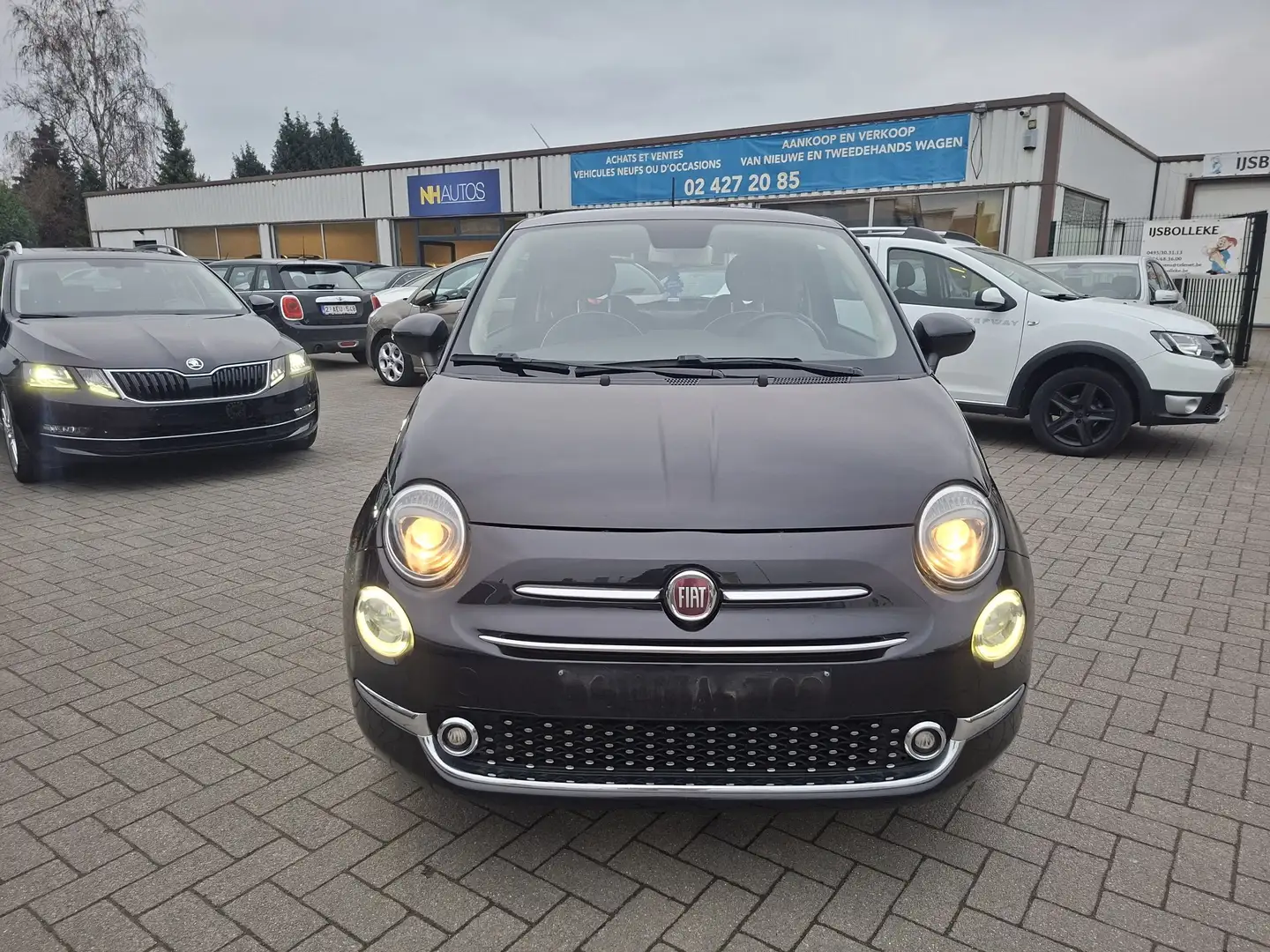 Fiat 500 VERKOCHT / VENDU Schwarz - 2