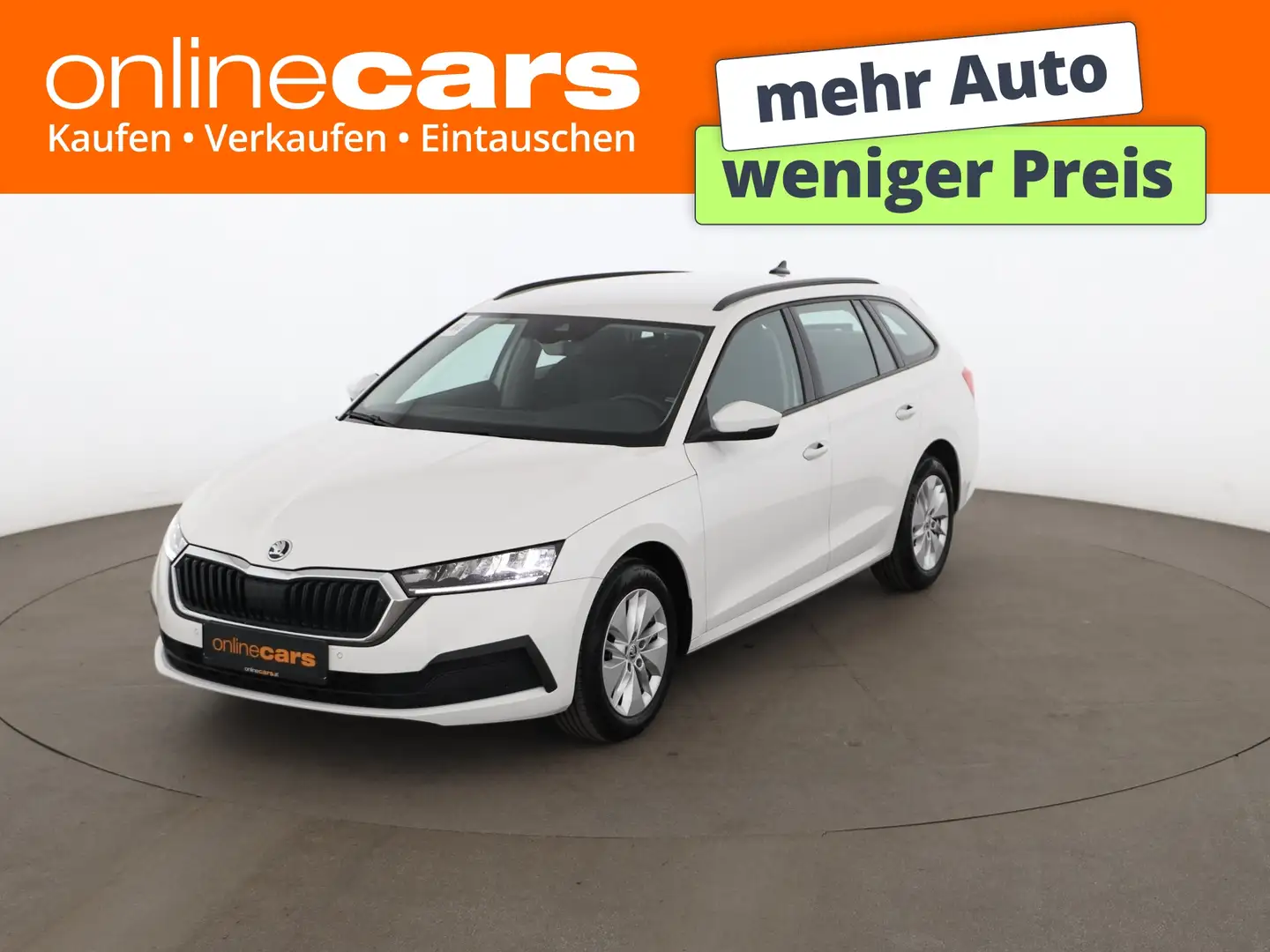 Skoda Octavia Combi 2.0 TDI Ambition Aut LED RADAR NAVI Weiß - 1