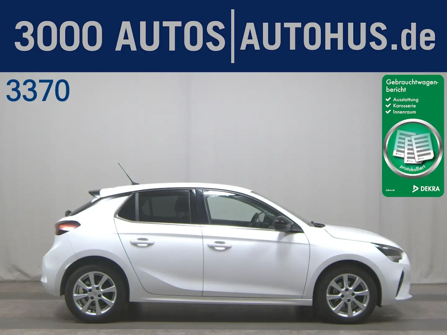 Opel Corsa 1.5 D Elegance LED Shz DAB Weiß - 1