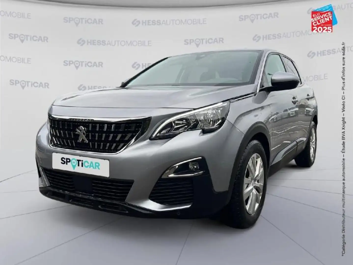 Peugeot 3008 1.2 PURETECH 130CH E6.C ALLURE S/S EAT8 GPS RADAR AR CARPLAY Gris - 1