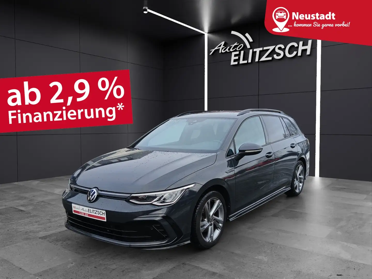 Volkswagen Golf VIII Variant TSI R-Line LED AHK Navi AID ACC RF... Grau - 1