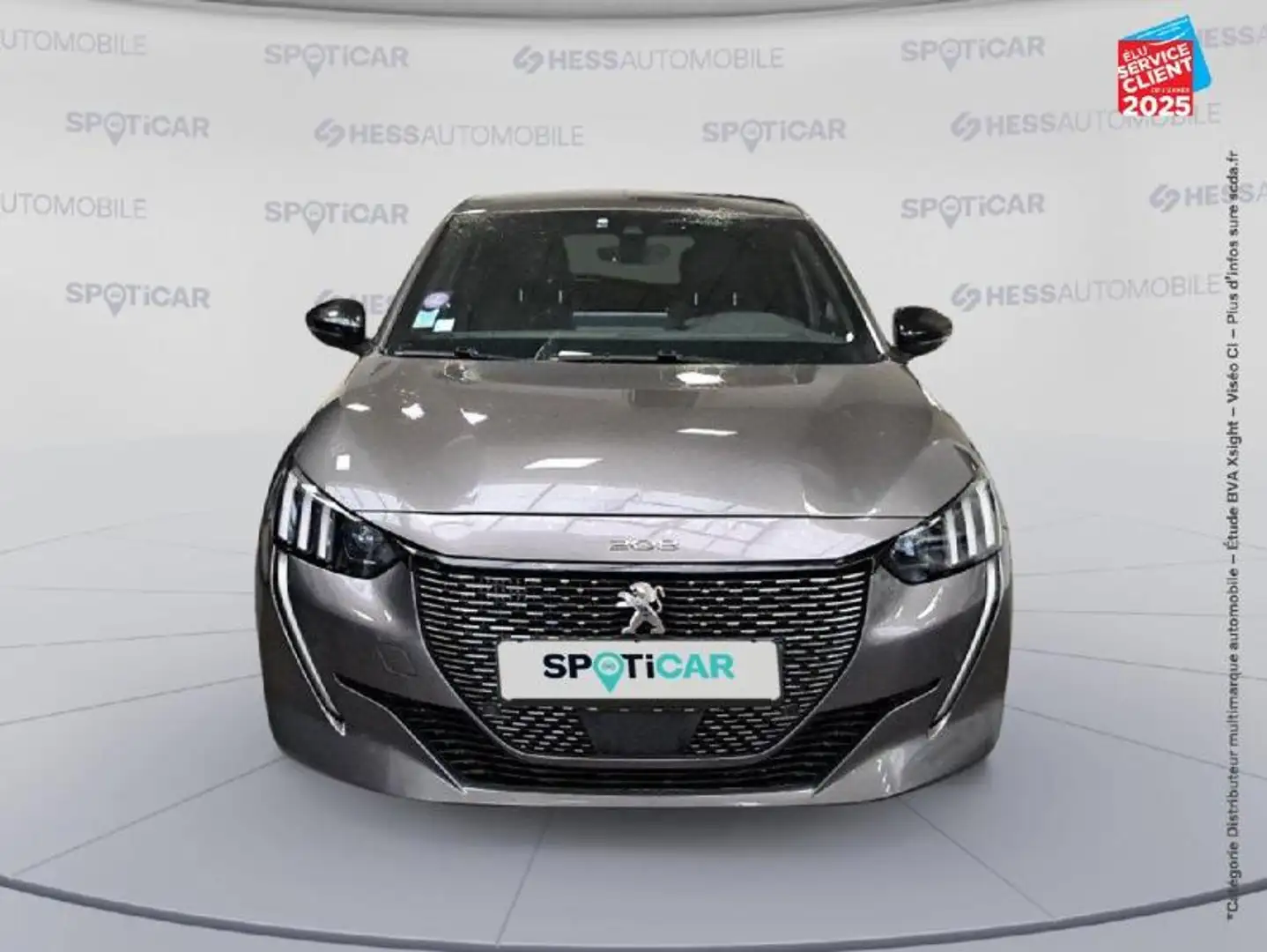 Peugeot 208 1.2 PureTech 100ch S/S GT 118g GPS Camera Carplay Gris - 2