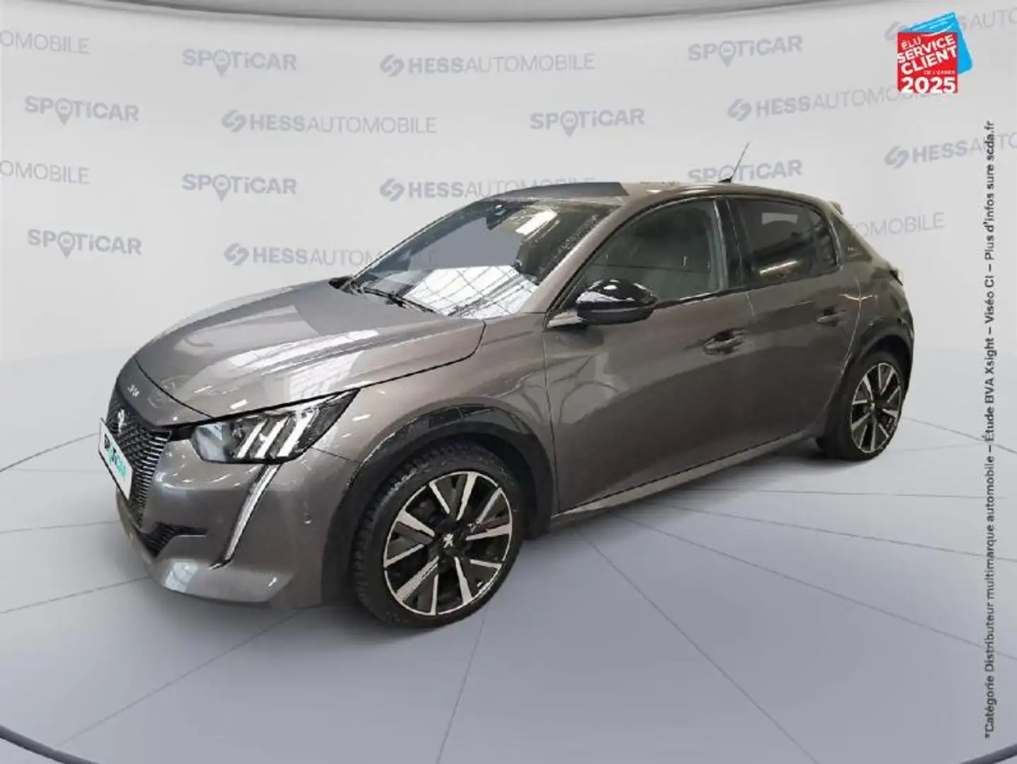 Peugeot 208 1.2 PureTech 100ch S/S GT 118g GPS Camera Carplay Gris - 1