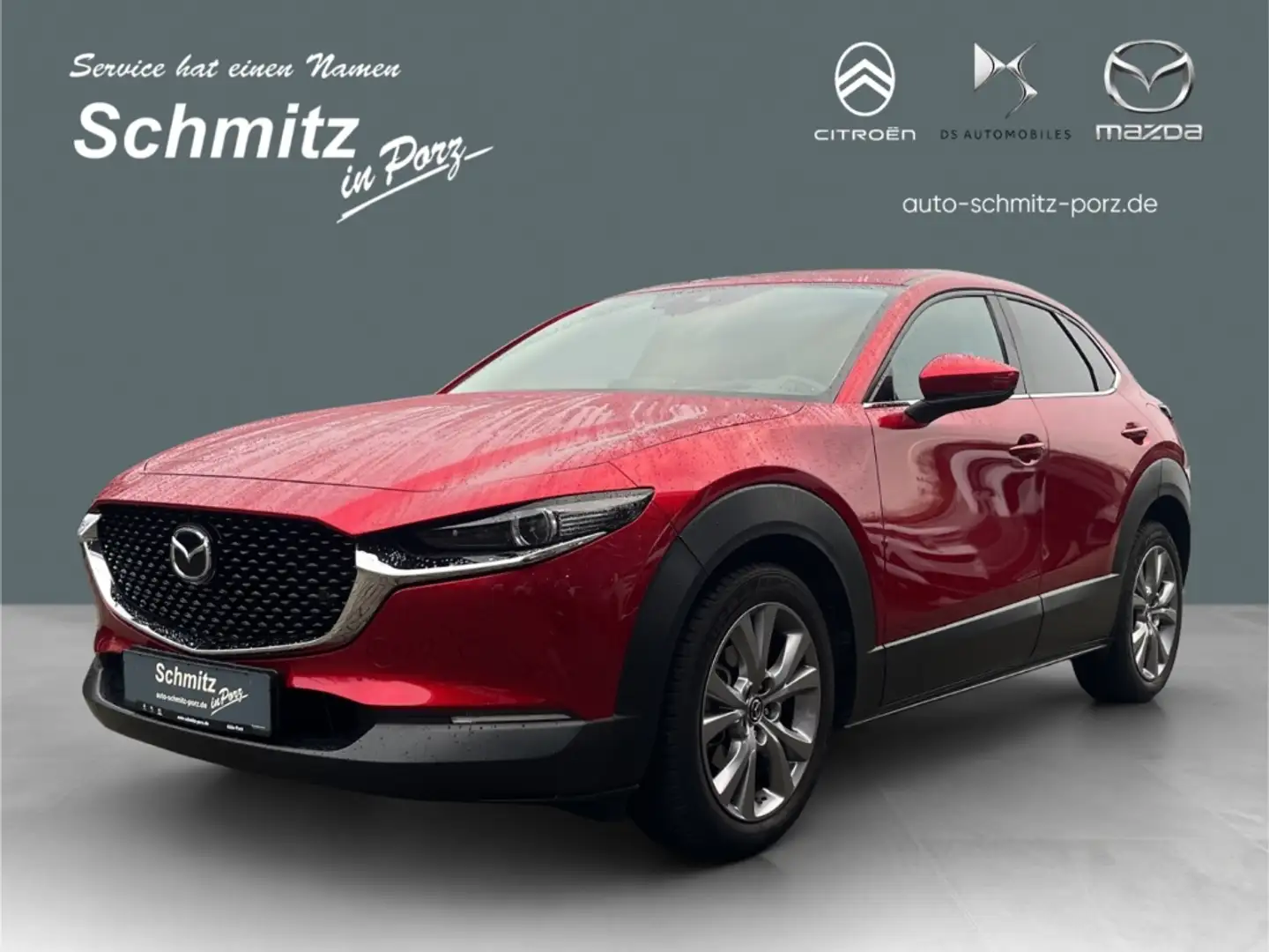 Mazda CX-30 Selection HUD Navi LED ACC El. Heckklappe Apple Ca Rot - 1