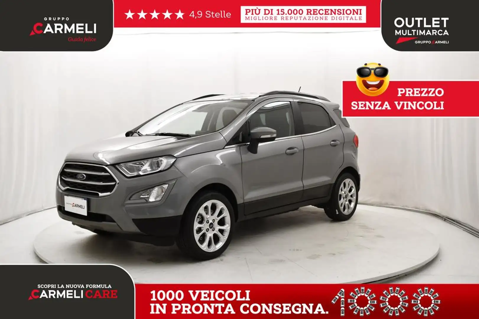 Ford EcoSport 1.0 ecoboost Titanium s&s 125cv my20.25 Gris - 1