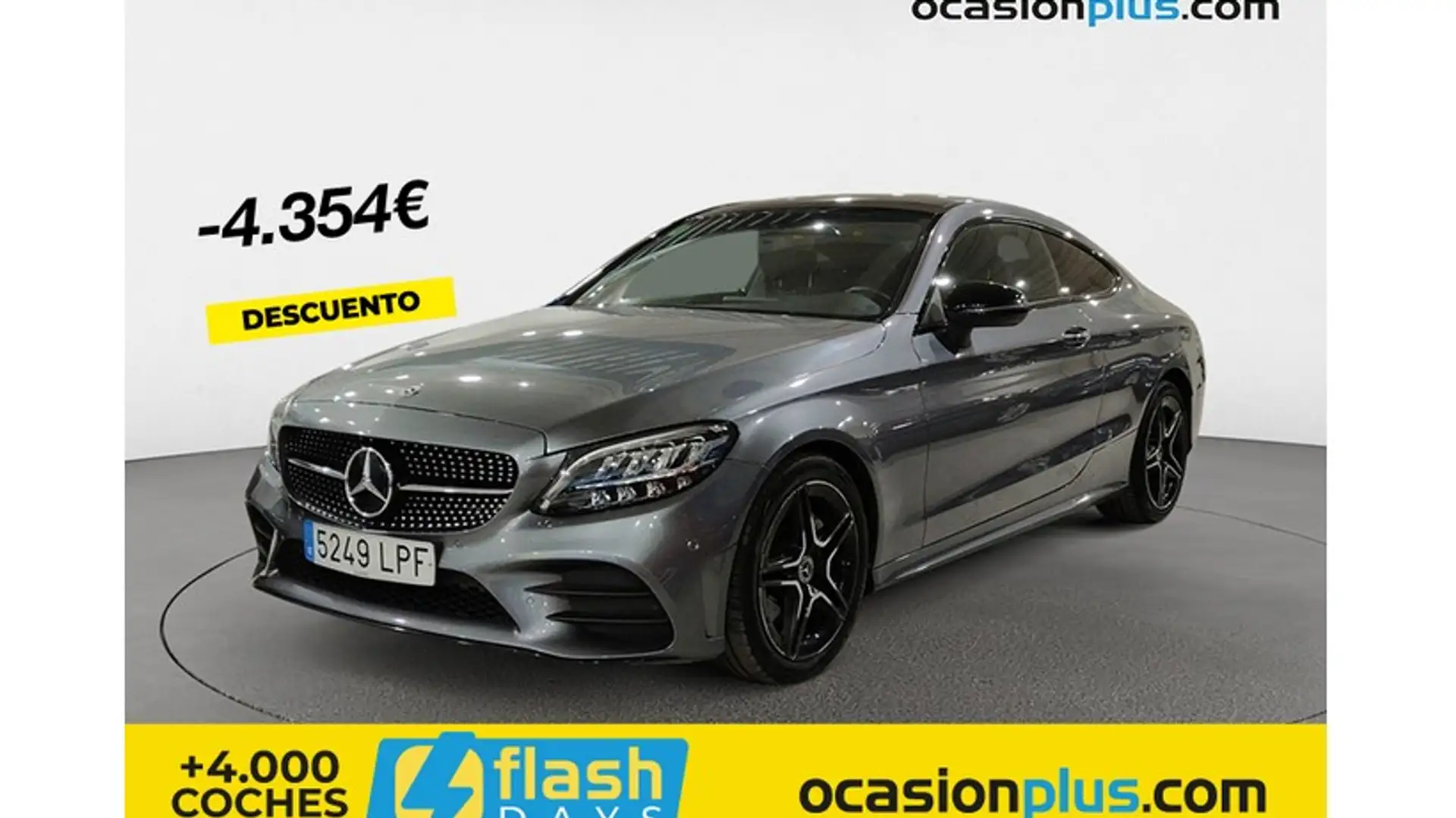 Mercedes-Benz C 220 Coupé 220d 9G-Tronic Gris - 1